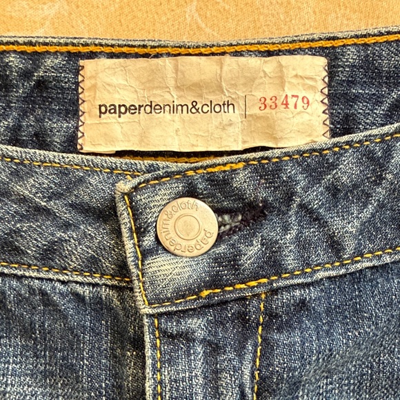 Vintage Paper Denim & Cloth Denim Mini Skirt - Picture 2 of 5